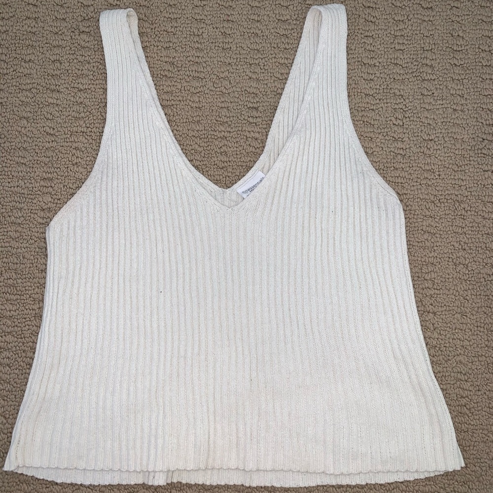 White tank top